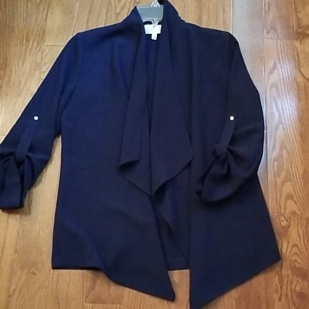 3/$20 🎉 Gorgeous navy open drapey blazer